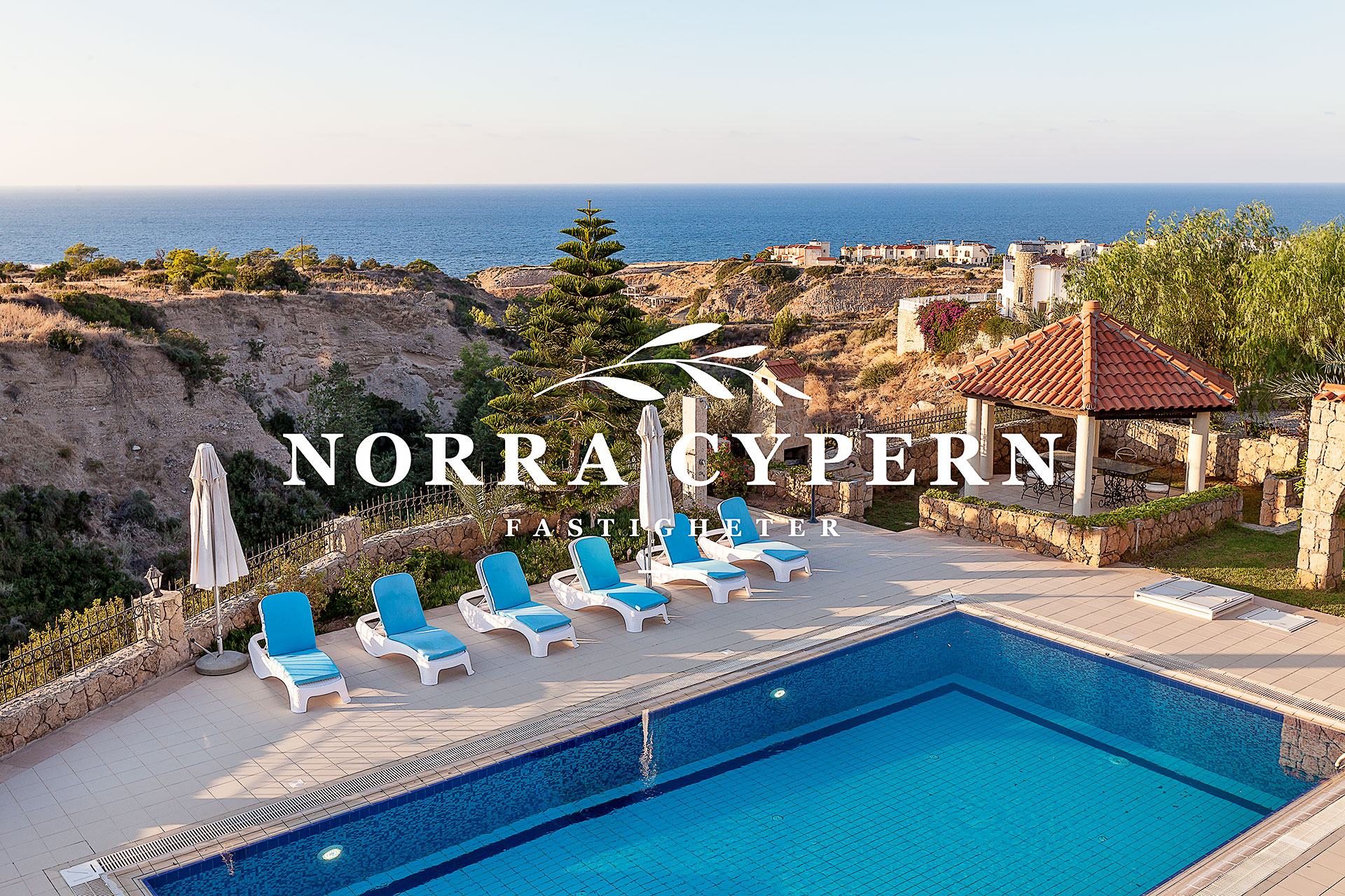 Pool Villa Esentepe Norra Cypern 36